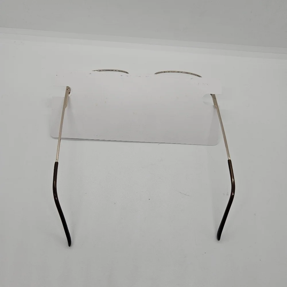 NEW Chameleon Eyewear gold tone wire frame glasses FOR FRAMES ONLY